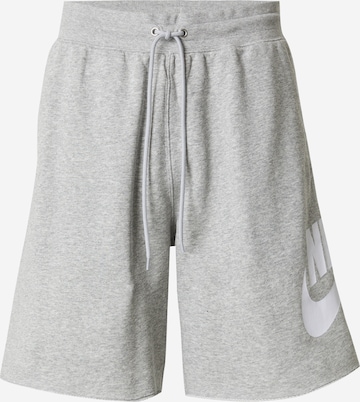 Nike Sportswear Штаны 'CLUB ALUMNI' в Серый: спереди