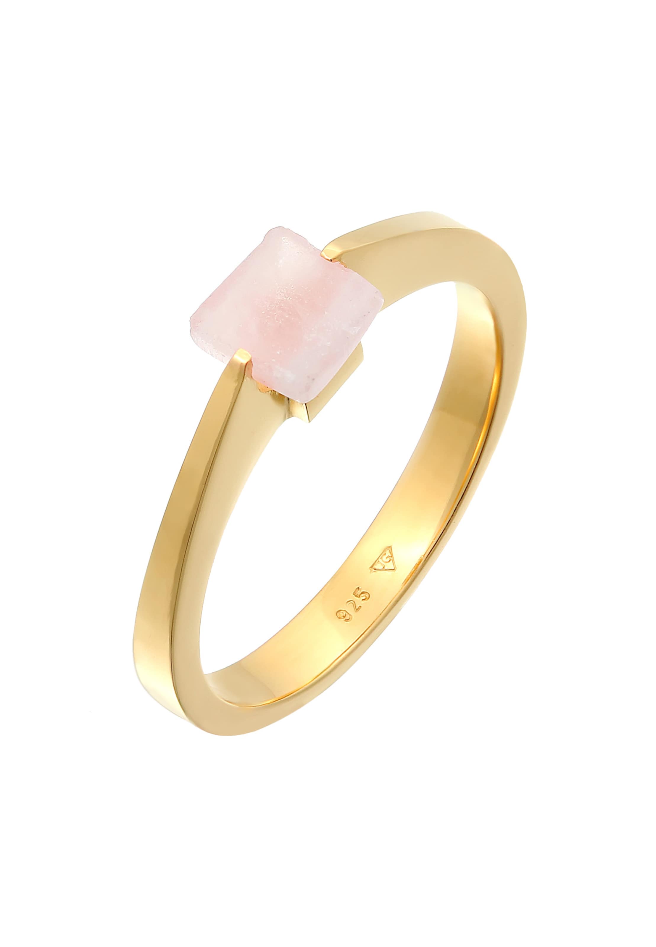 ELLI PREMIUM Ring in gold / hellpink, Produktansicht