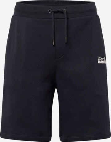 Karl Lagerfeld Regular Broek in Blauw: voorkant