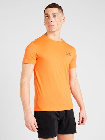 EA7 Emporio Armani Majica | oranžna barva: sprednja stran