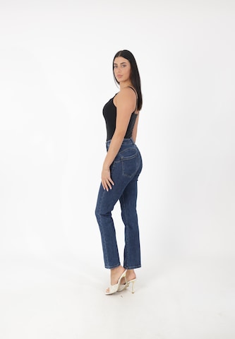 Elara Flared Jeans in Blue