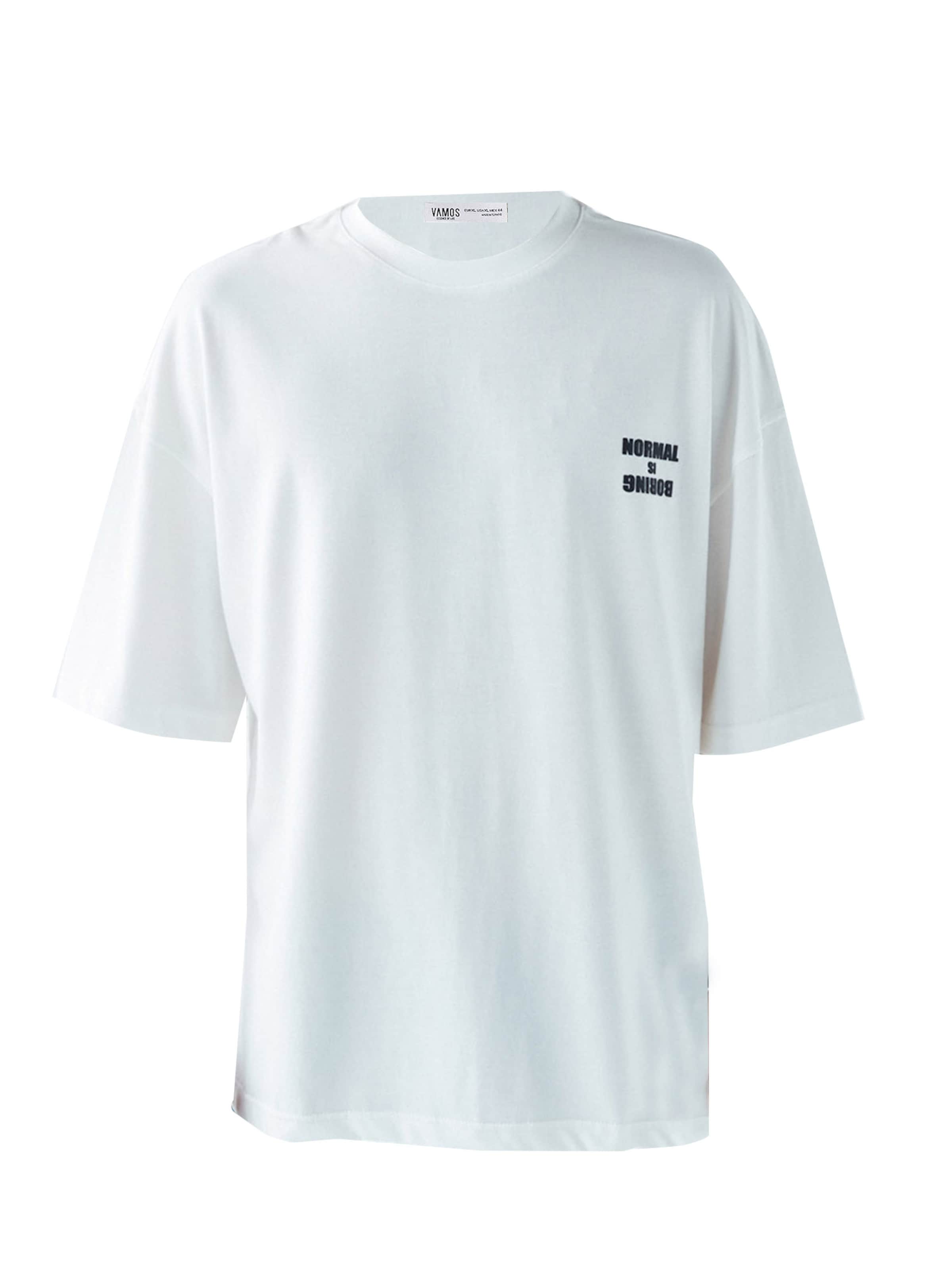 VAMOS CLO Koszulka 'Mission' w kolorze beżowy: przód