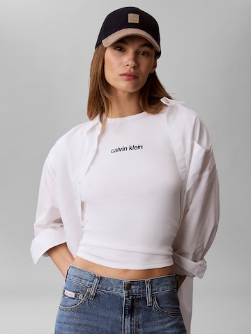 T-shirt Calvin Klein Jeans en blanc