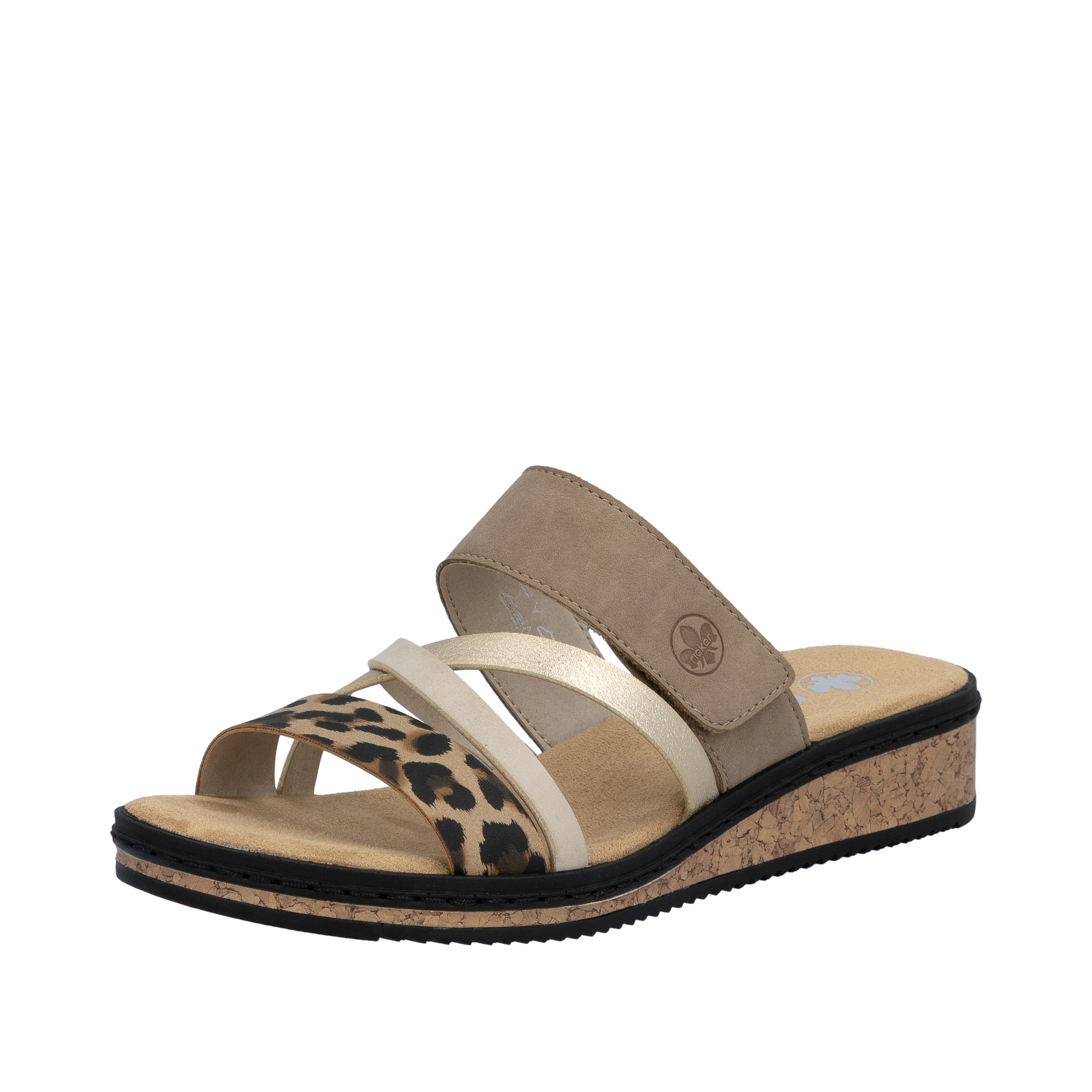 Rieker Pantolette in Beige: Vorderseite