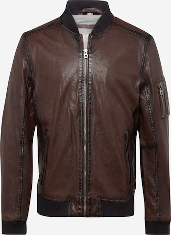 Veste mi-saison 'Husley' Gipsy en marron : devant