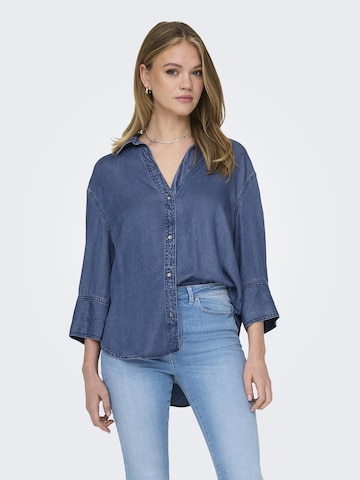 ONLY Blouse 'Joyce' in Blauw: voorkant