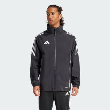 ADIDAS PERFORMANCE Sportjacke 'Tiro 24' in Schwarz: Vorderseite