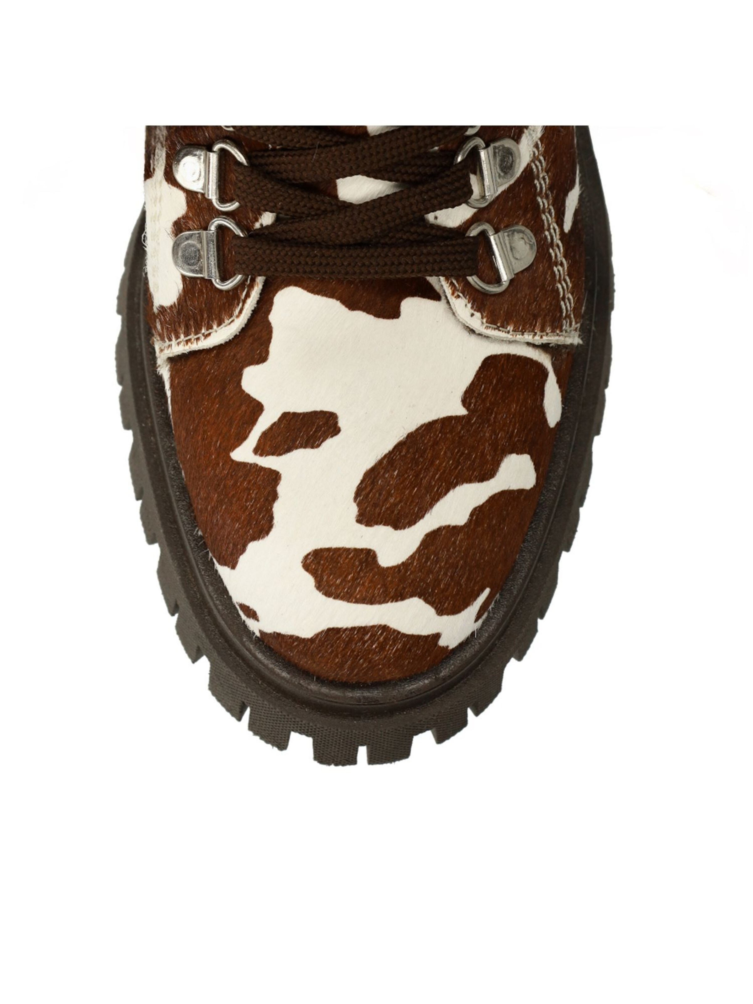 Bottines à lacets SACHA en marron