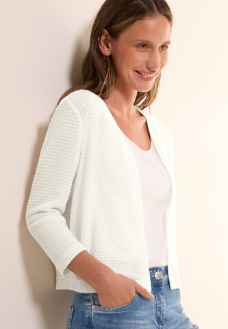 CECIL Strickjacke 'Ajour' in Beige: Vorderseite