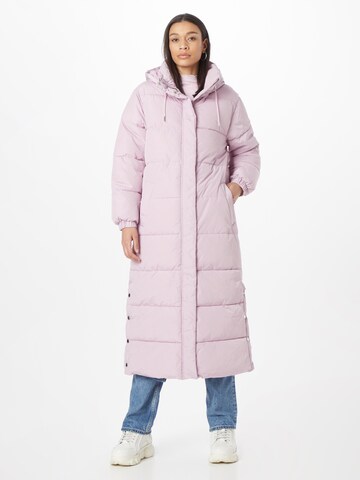 Oasis Χειμερινό παλτό σε ροζ: μπροστά