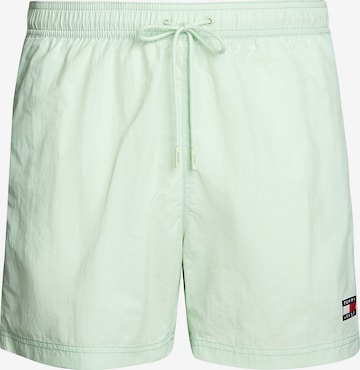 Shorts de bain 'Heritage' Tommy Jeans en vert : devant