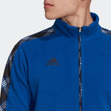 ADIDAS SPORTSWEAR Funktionsfleecejacke 'Tiro' in Blau