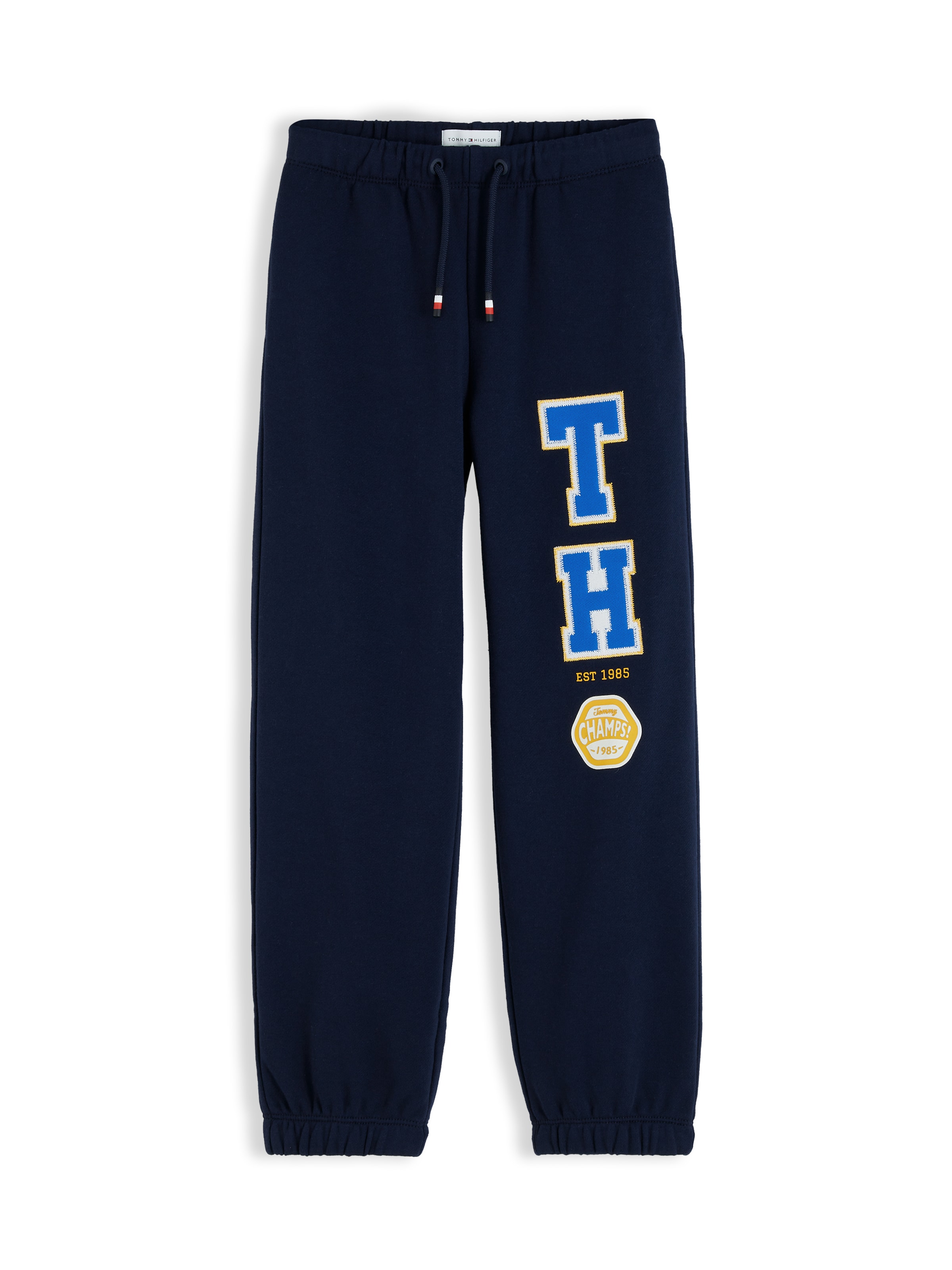 TOMMY HILFIGER - Calças 'VARSITY' em azul: frente
