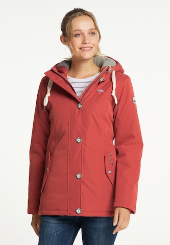 Schmuddelwedda Winter Jacket in Red: front