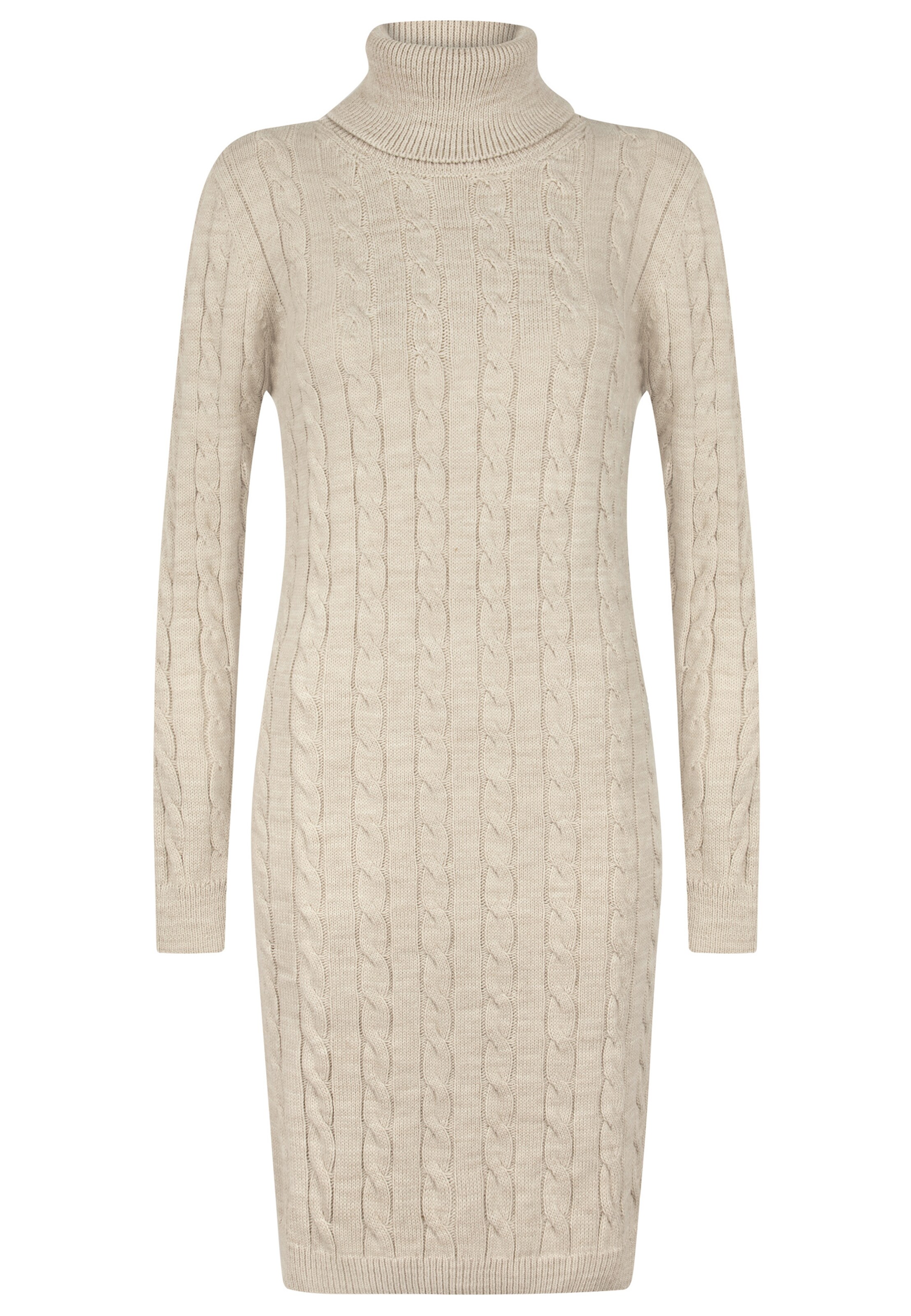 Felix Hardy Sukienka z dzianiny w kolorze beżowy: przód