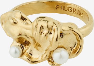 Pilgrim Ring 'Moon' i guld: forside