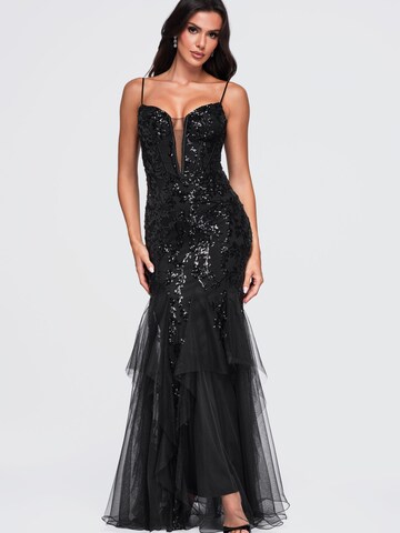 Robe de soirée Ombre en noir