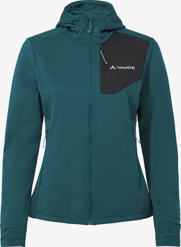 VAUDE Athletic fleece jacket 'Monviso III' in Green: front