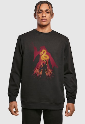 ABSOLUTE CULT Sweatshirt 'Harry Potter - Dumbledore Silhouette' in Black: front