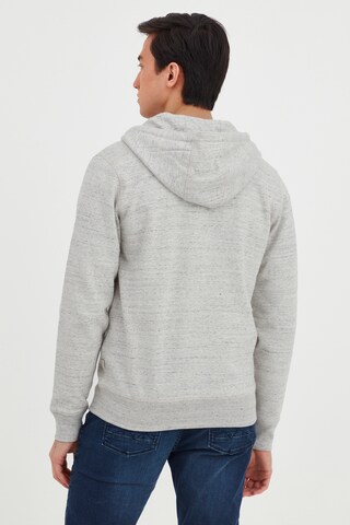 BLEND Kapuzensweatjacke 'VELNO' in Grau