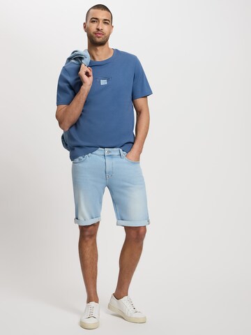 CROSS JEANS T-Shirt in Blau