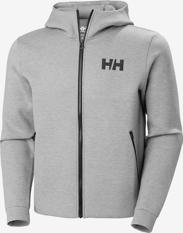 HELLY HANSEN Zip-Up Hoodie in Grey: front