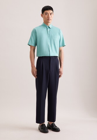 SEIDENSTICKER Regular Fit Businesshemd in Blau