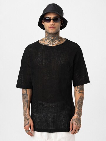 Dandalo Pullover 'Kees' in Schwarz: Vorderseite