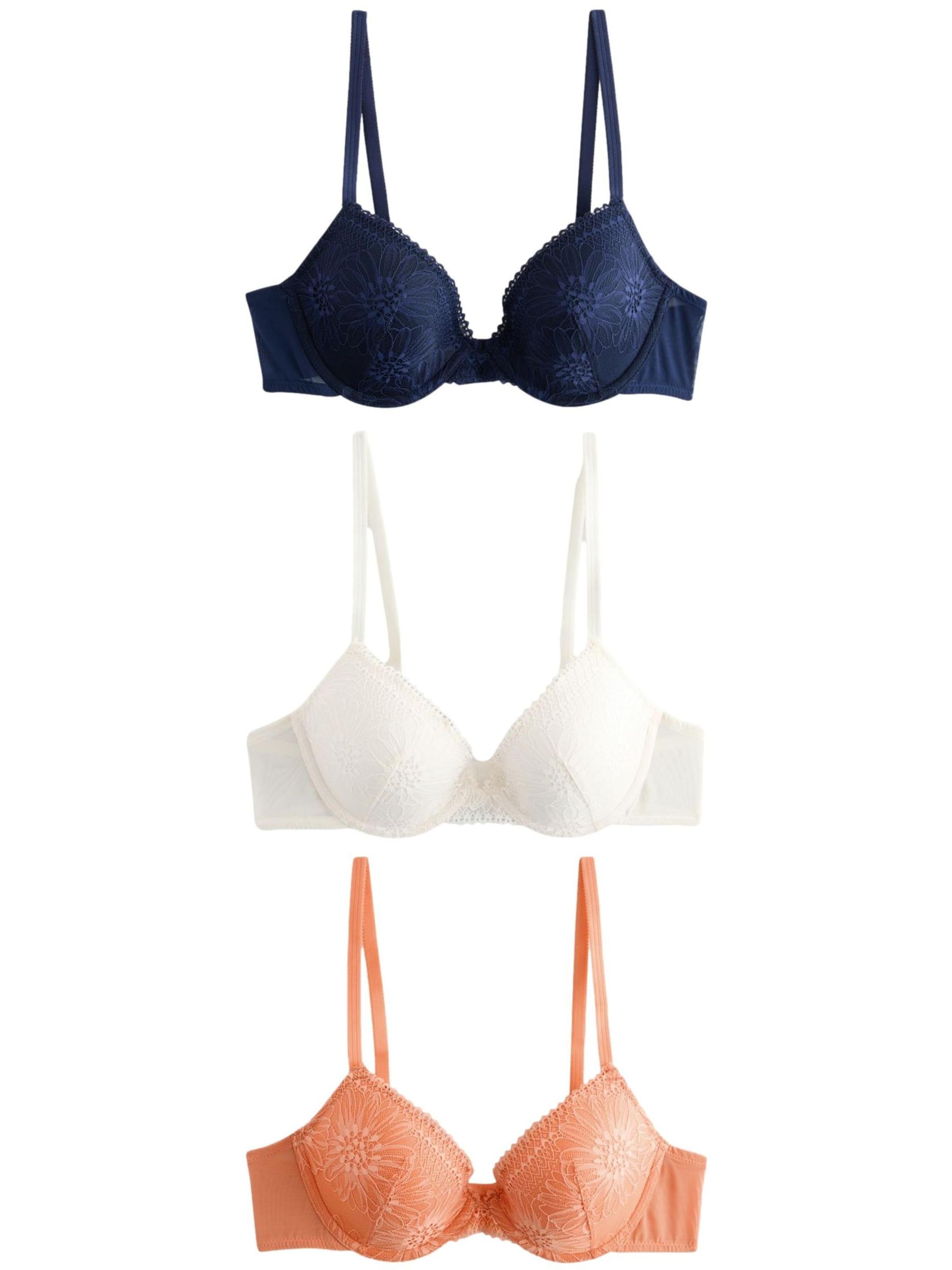 Next Пуш-ап Бюстгальтер в Синий: спереди