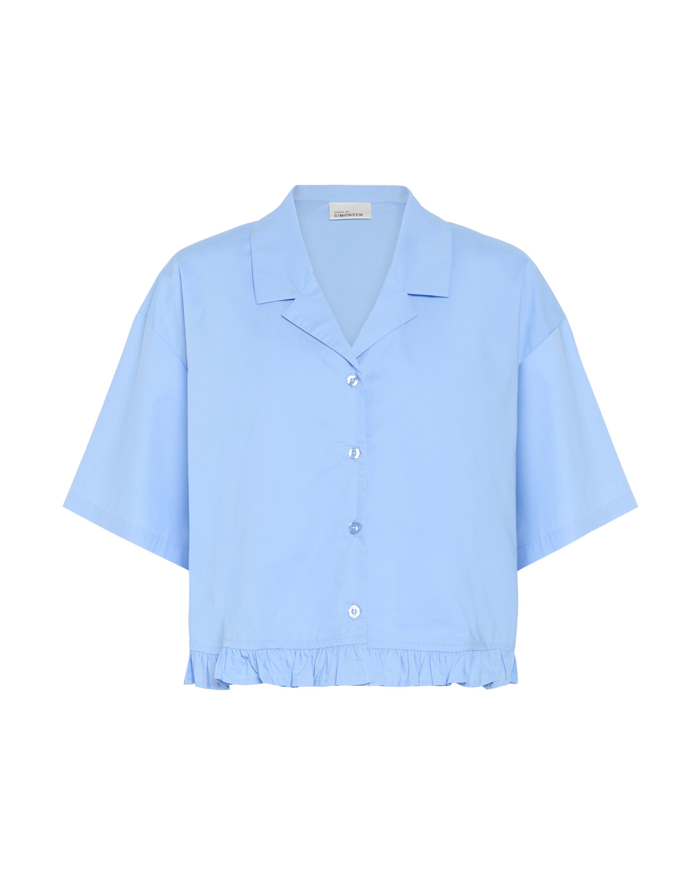 KAREN BY SIMONSEN Blouse 'KBAnnabelle' in Blue: front
