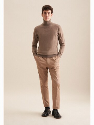 Pull-over SEIDENSTICKER en marron