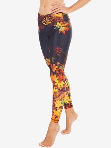 Winshape Skinny Workout Pants 'AEL102' in Orange: front