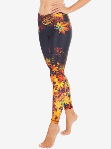 Winshape Skinny Παντελόνι φόρμας 'AEL102' σε πορτοκαλί: μπροστά