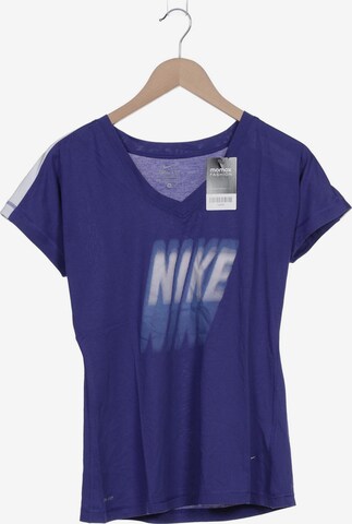 NIKE Top & Shirt in M in Blue: front
