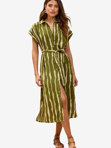 Lipsy Kleid in Grün: Vorderseite