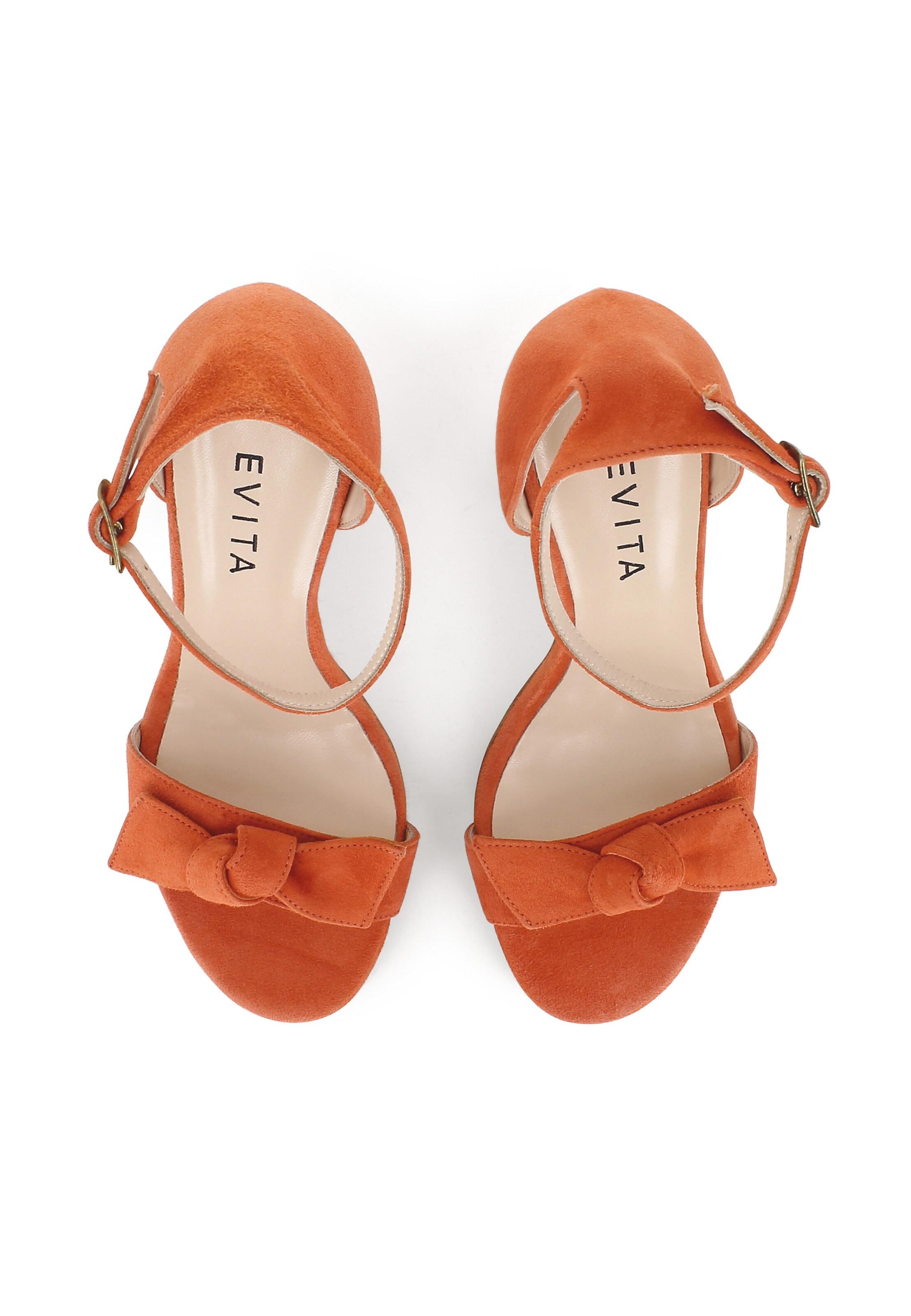 EVITA Sandalen met riem 'EVA' in Oranje