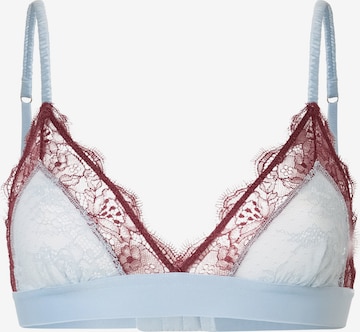 LOVE Stories Bustier BH 'Love Lace' in Blau: Vorderseite