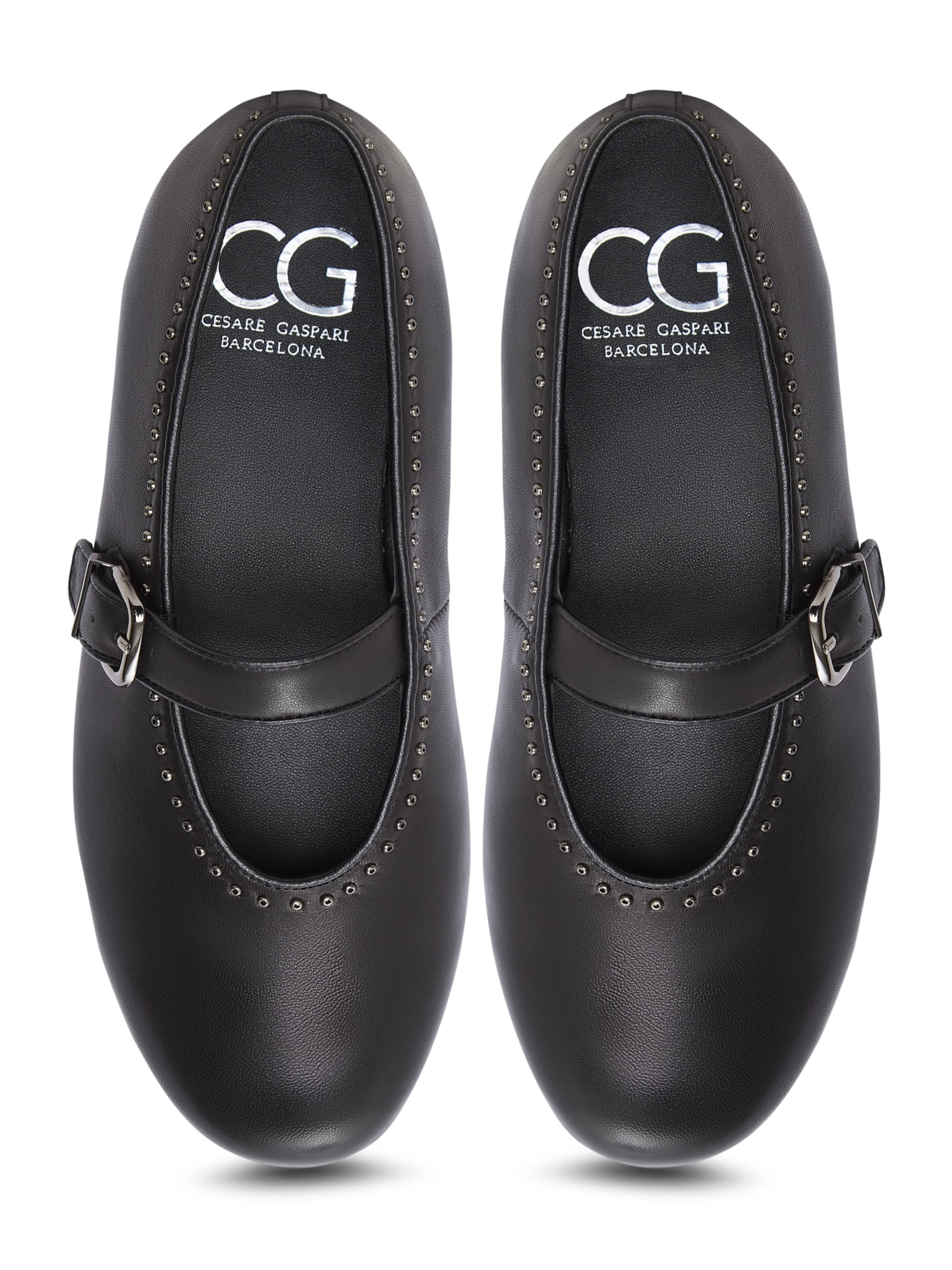 CESARE GASPARI Ballerina 'Jane' in Black