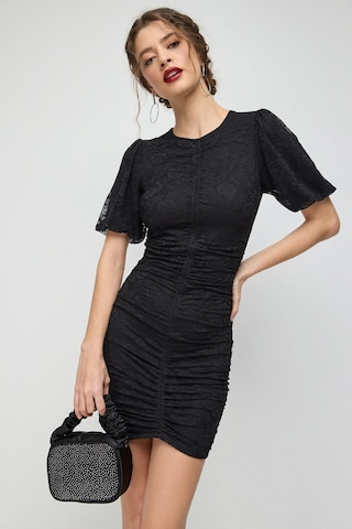 No Matter What Evening Dress in Black: front