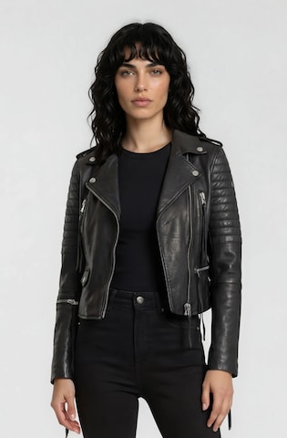 Giacca di mezza stagione 'Jade' di trueprodigy in nero: frontale