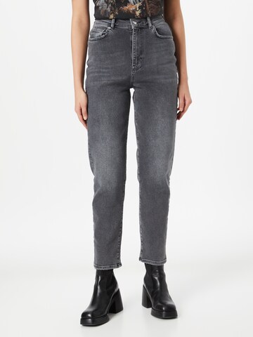 Gina Tricot Loose fit Jeans in Grey: front