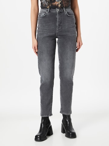 Gina Tricot Loosefit Jeans in Grijs: voorkant