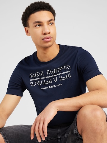 T-Shirt s.Oliver en bleu