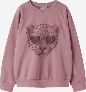 NAME IT Bluzka sportowa 'NKFVENUS' w kolorze fioletowy: przód