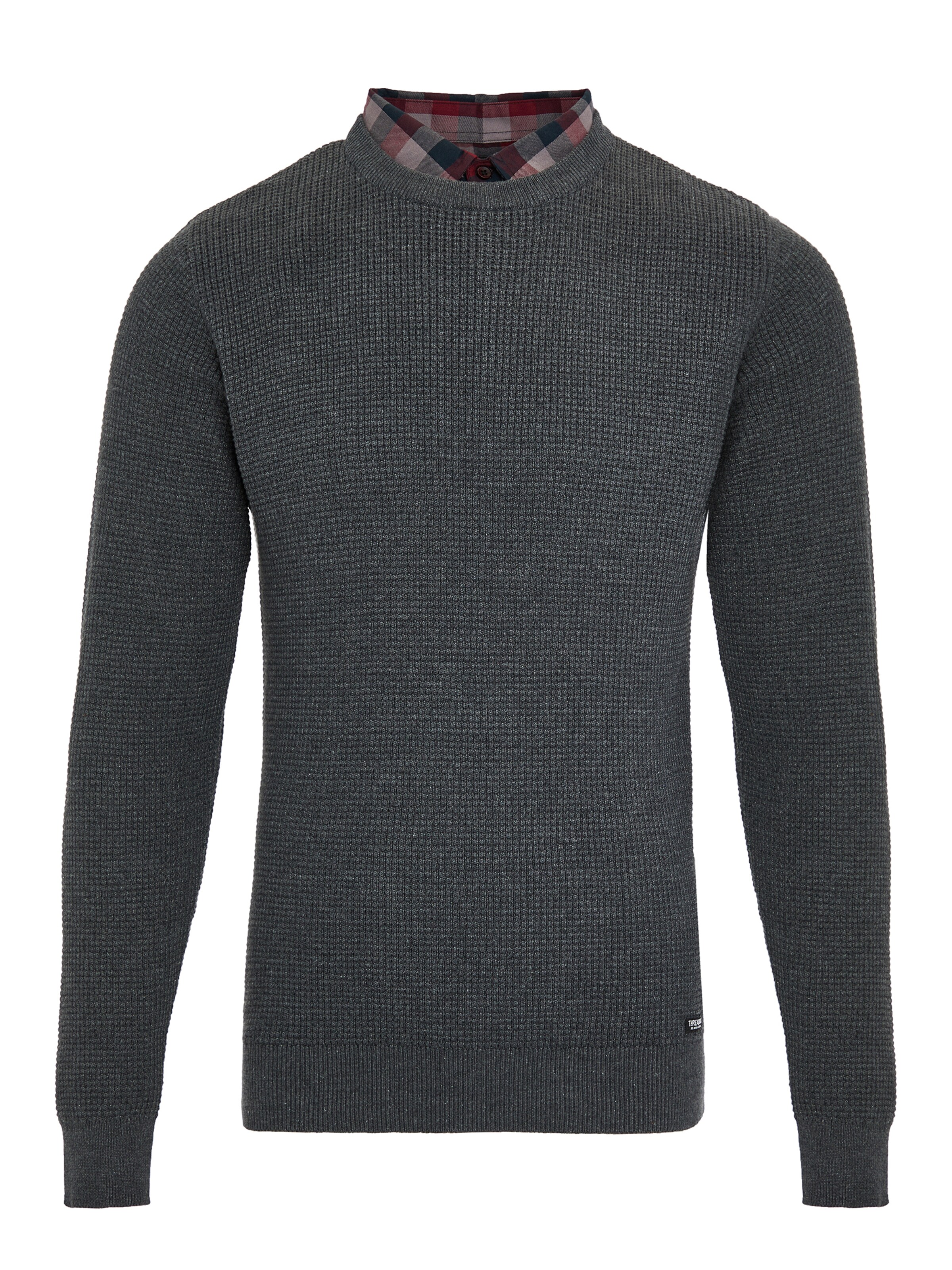 Threadbare Sweater 'Alexander' in Grey: front