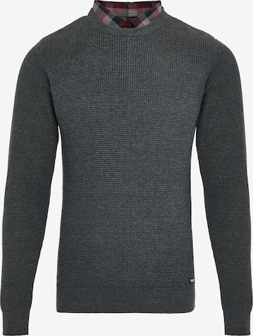 Pullover 'Alexander' di Threadbare in grigio: frontale