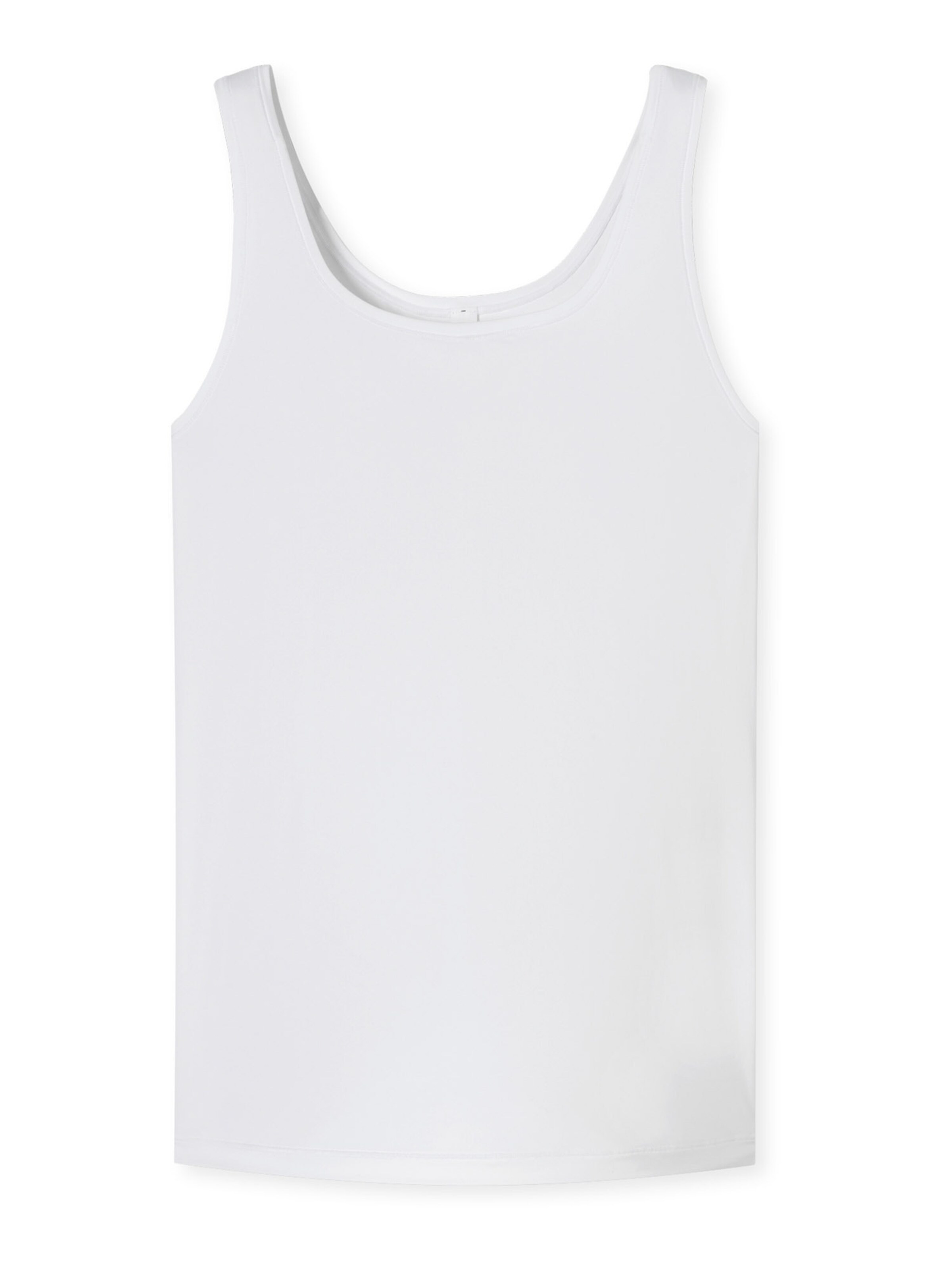 SCHIESSER Undershirt ' Trägertop - Unique Micro ' in White: front