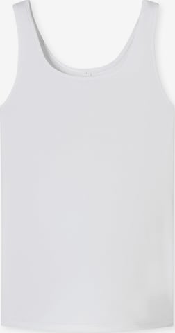 SCHIESSER Unterhemd ' Trägertop - Unique Micro ' in Weiß: Vorderseite