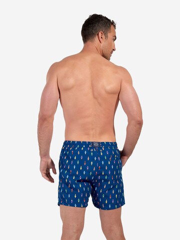 Shorts de bain ' Beach Boxer Calcio ' HOM en bleu
