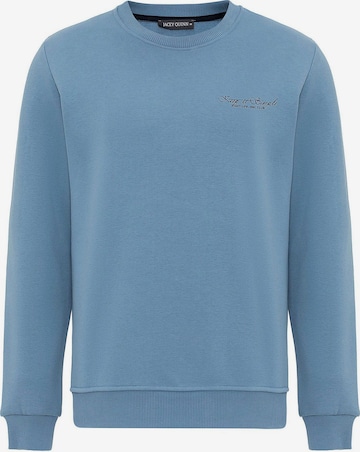 Sweat-shirt Jacey Quinn en bleu : devant